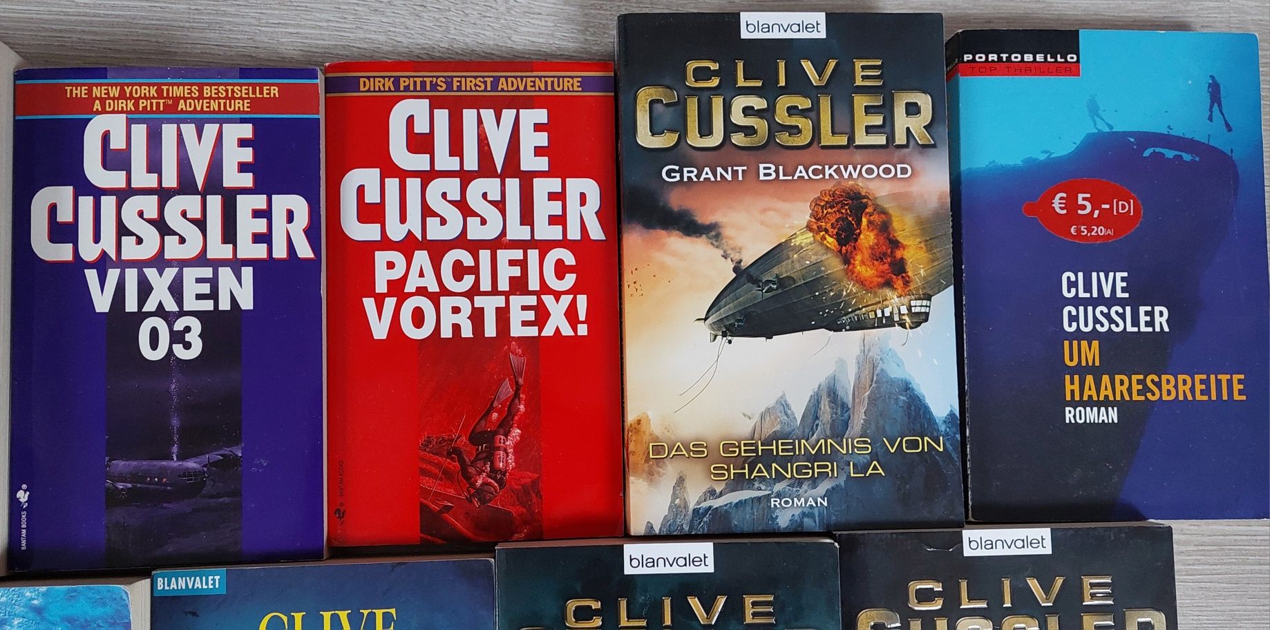 Colectie carti Clive Cussler in limba germana