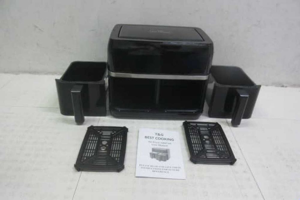 Двоен Air fryer T&G BEST COOKING 32847A0 - отделни LED дисплеи