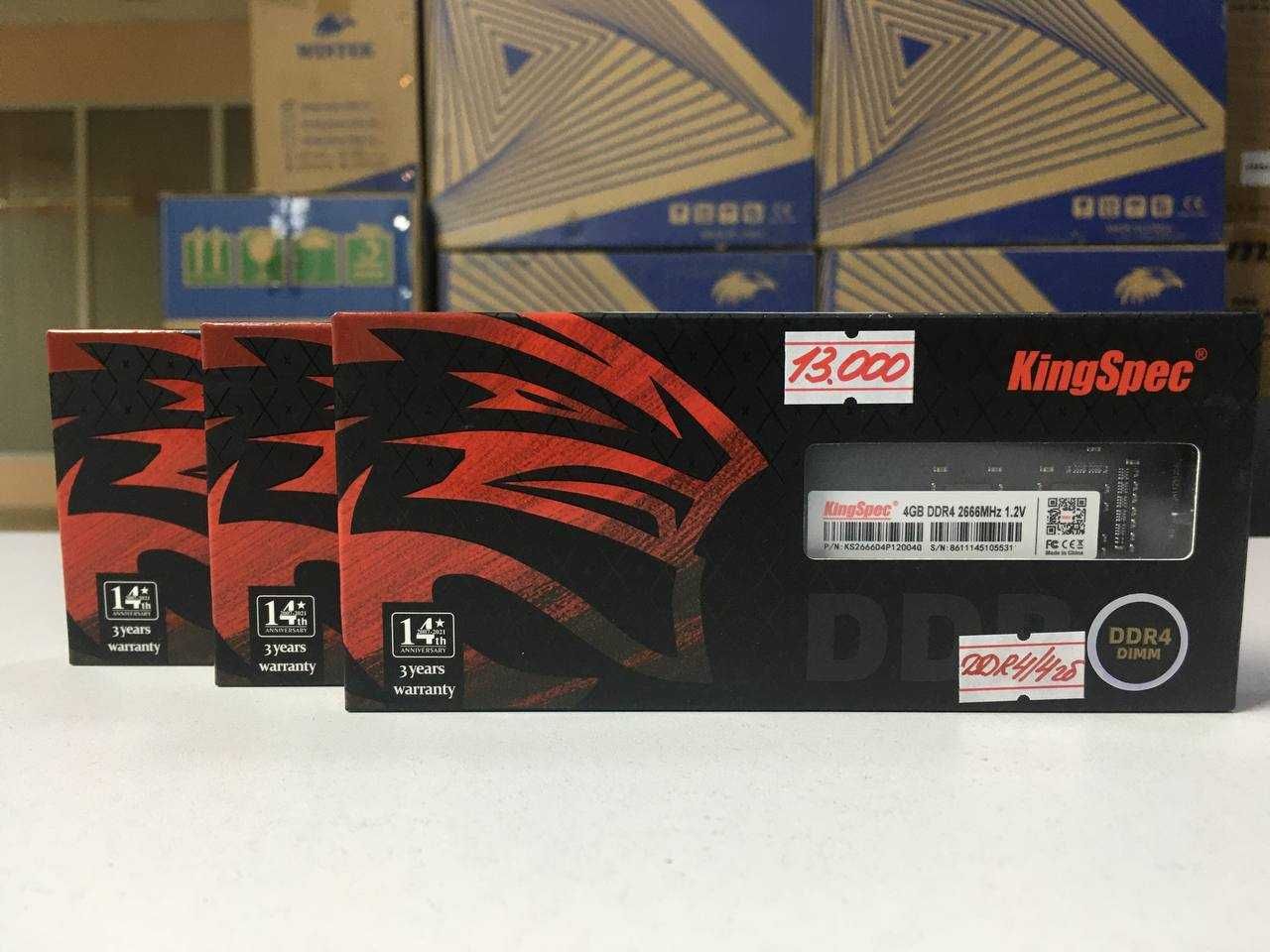 Оперативная память для ПК DDR4 4 гб!