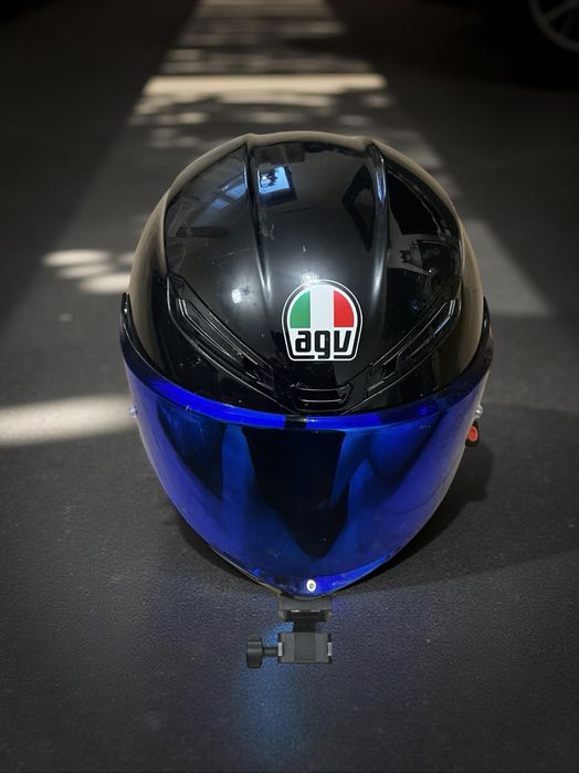 Casca AGV K6, culoare neagră, mărimea XL