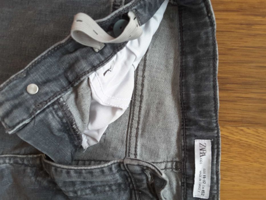 Дънки за момиче с коригиращ ластик 11-12 год-152 см/ЗАРА