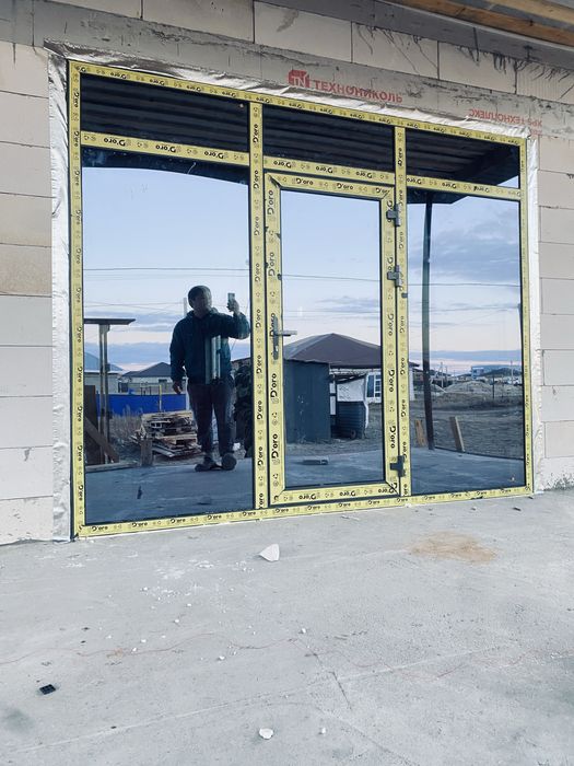 Пластиковый алюминовый окна и двери перегородки витражи лоджи