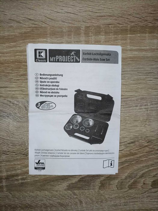 Set carote pentru găurit K-Classic MY PROJECT (10 piese) - Utilizat