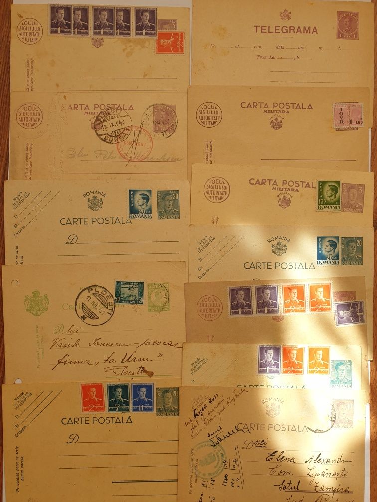 Lot 11 Carti Postale M. Românești la pret de una 1942-1944