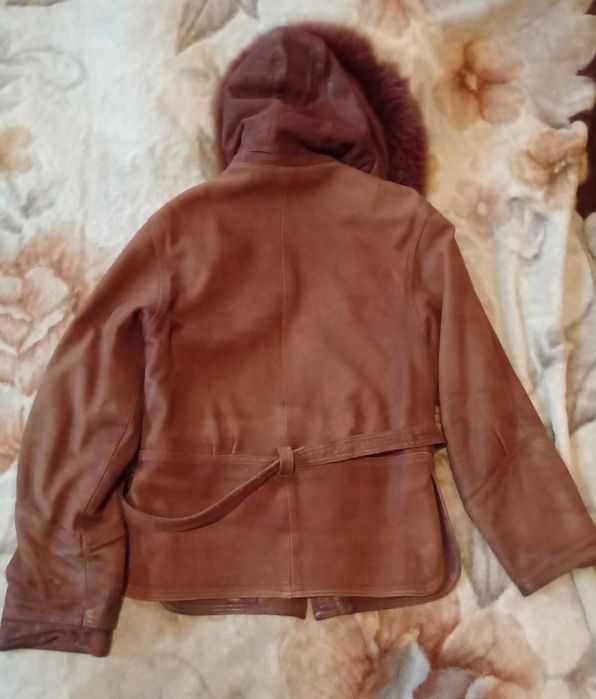 Кожаная куртка отличного качества фирменная турецкая натуральная кожа