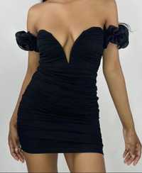 Rochie ocazie neagra, marimea 34/xs