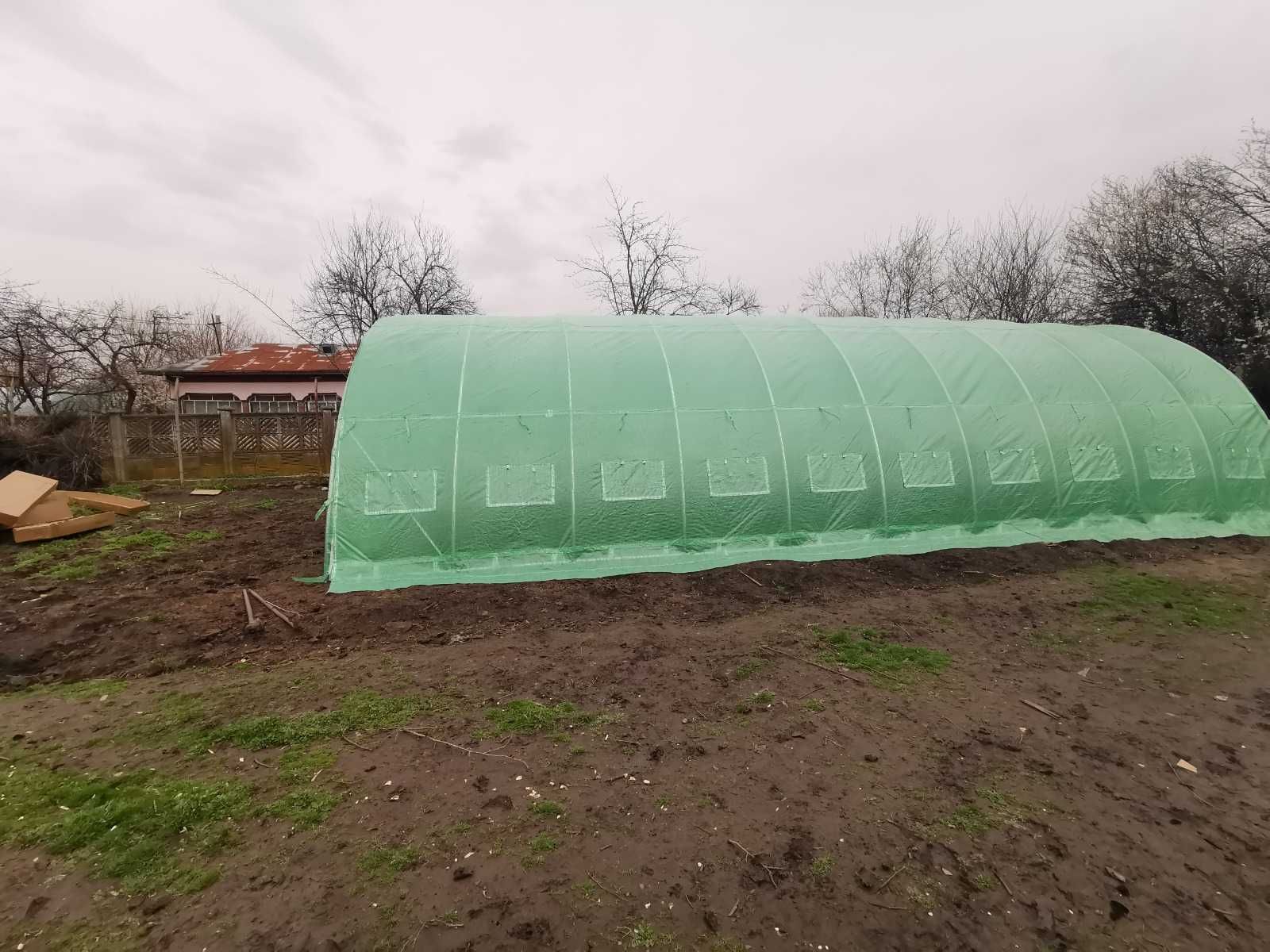 Solar solarii sera sere gradina -teava galvanizata . rm