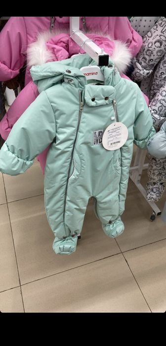 Зимний комбинезон-конверт "трансформер" р-р 80