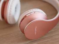 Bluetooth слушалки Power Locus,  цвят Розово злато