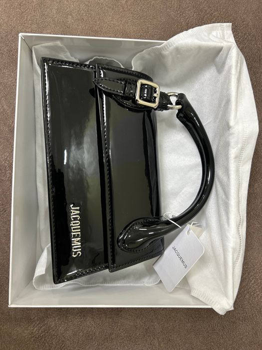 Трендовые Сумки в подарок на Новый год  чёрная Сумка Jacquemus