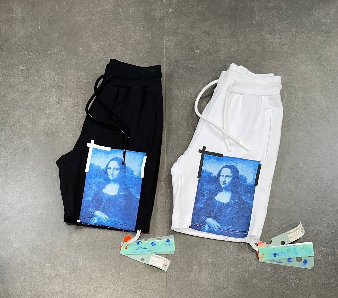 Off White Pantaloni Scurt Top Premium Bumbac 100 %