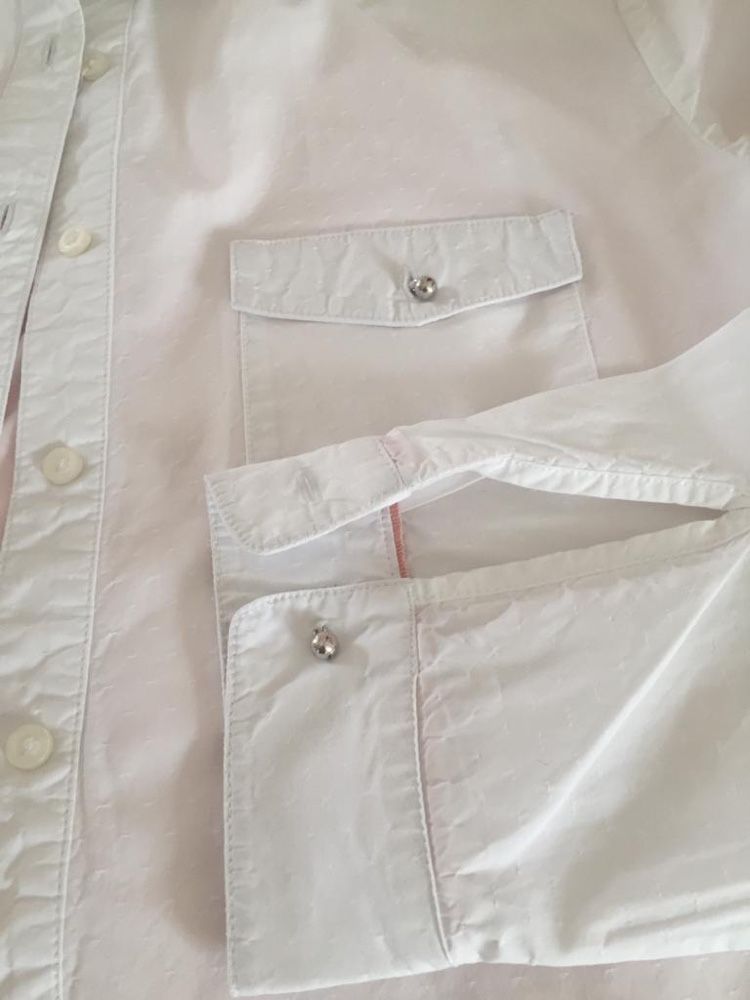Продам белые рубашки испанского бренда Massimo dutti, для девочек