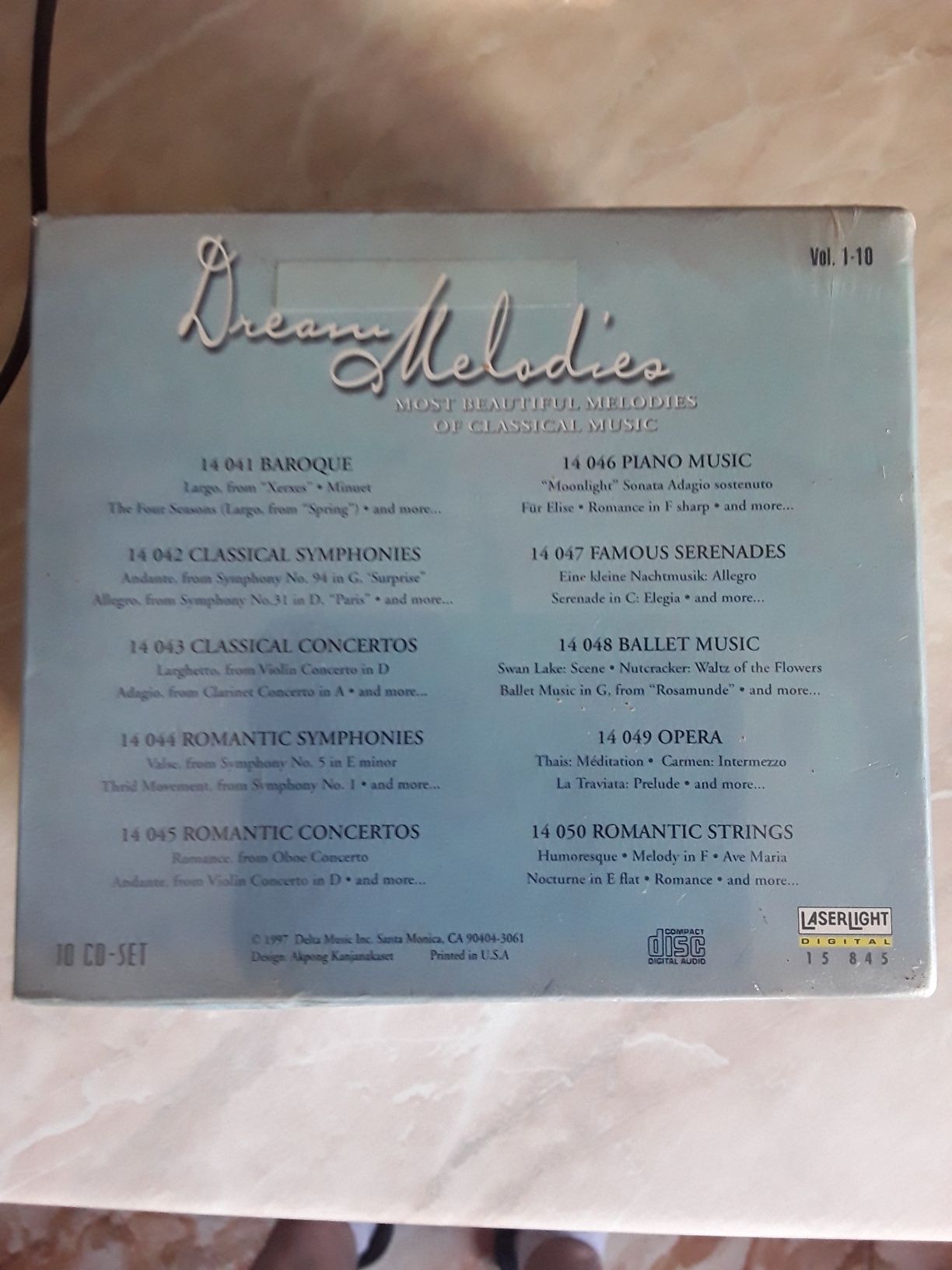 CD Muzică Clasică , 10 albume , made in USA , Orchestre celebre