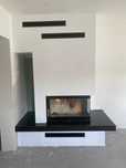 Granit pentru decorarea semineului din Black Galaxy