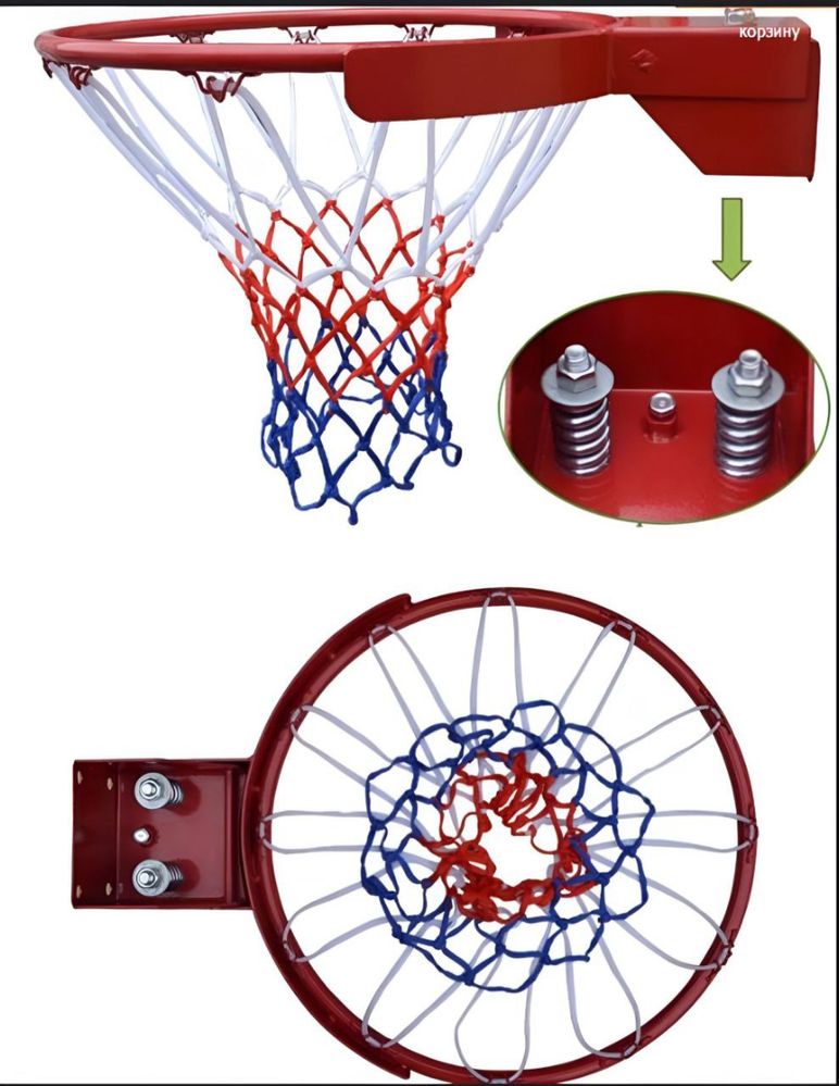 Баскетбольный щит 180x105см Fitness Gear