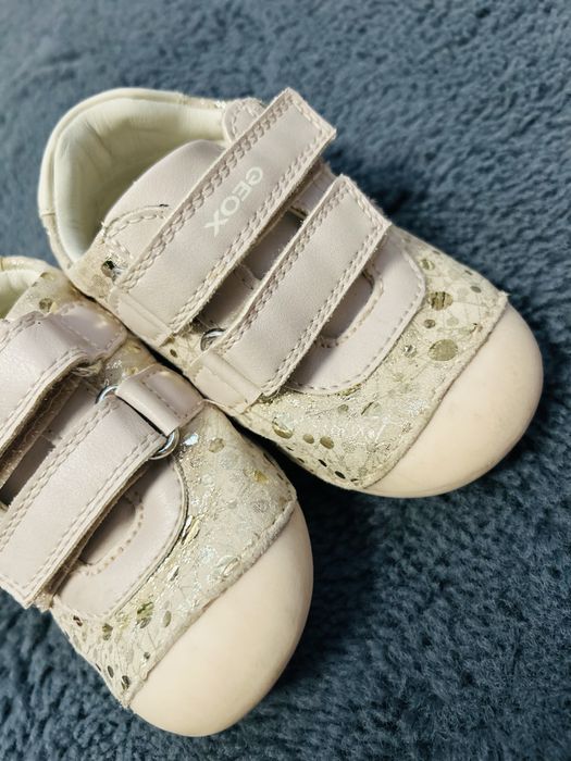 Pantofi Geox piele intoarsa copii 22