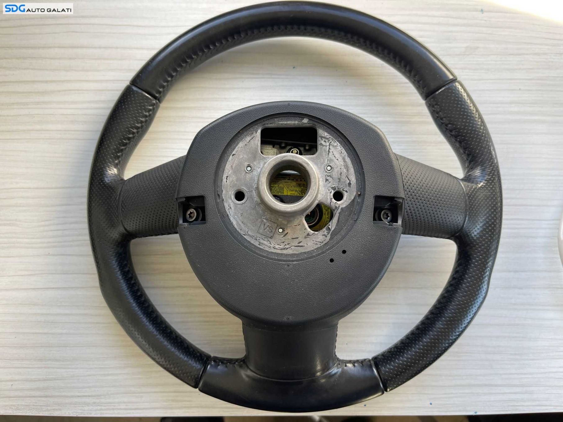 Volan Piele Perforata 3 Spite Complet cu Airbag si Comenzi S-Line Sline Audi A3 8P 2004 - 2013 Cod 8P7880201H 8P0419091EP [B3446] [B3447]
