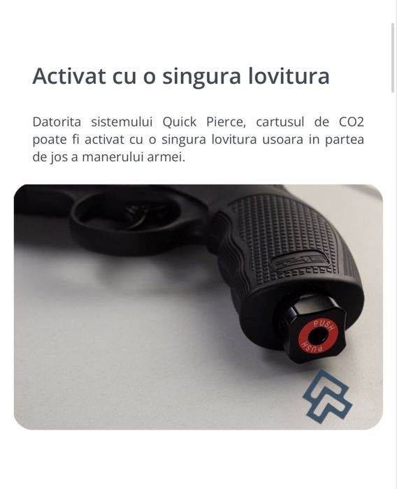 Pistol airsoft Umarex T4E TR 50 Gen2, cal. .50 – black, 13 jouli