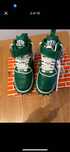 Nike AF1 mid off white pine green