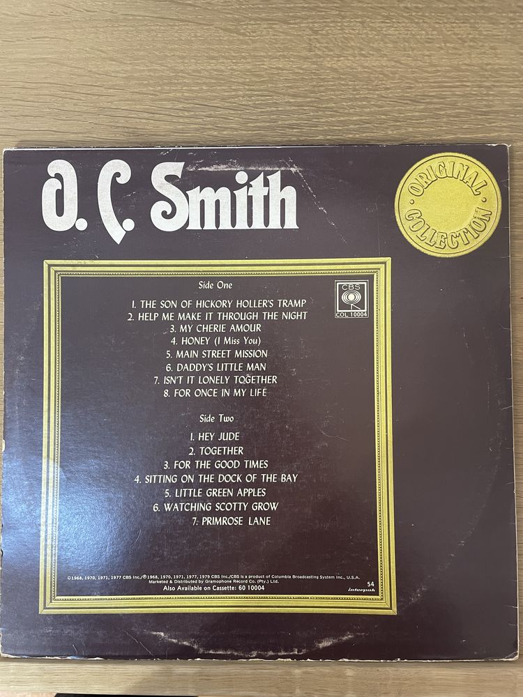 Disc vinil AC SMITH