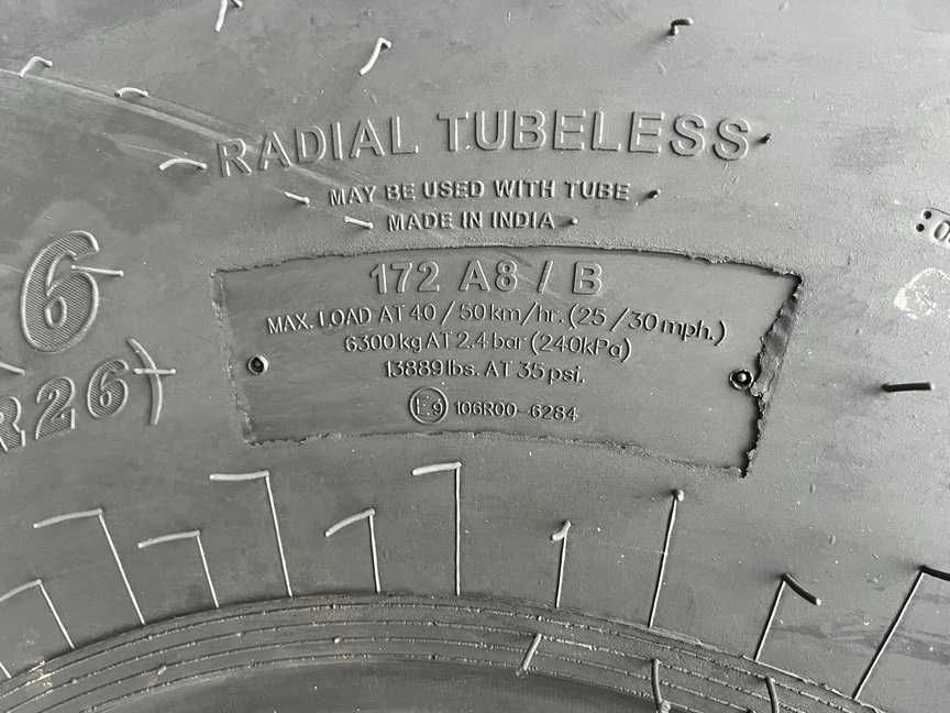 Marca MRL radiale 750/70R26 anvelope noi pentru combina