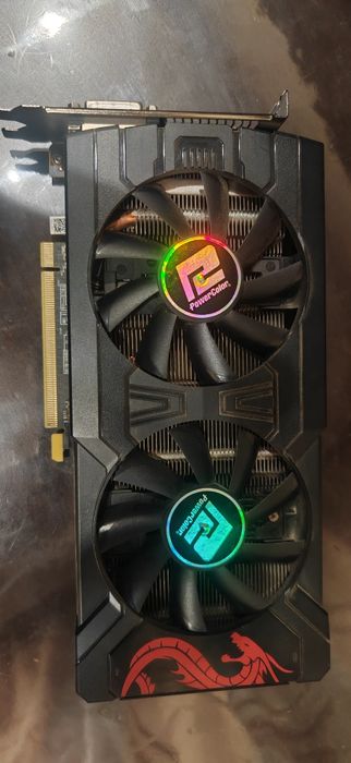 Видеокарта RX570 4Gb Powercolor Red Dragon