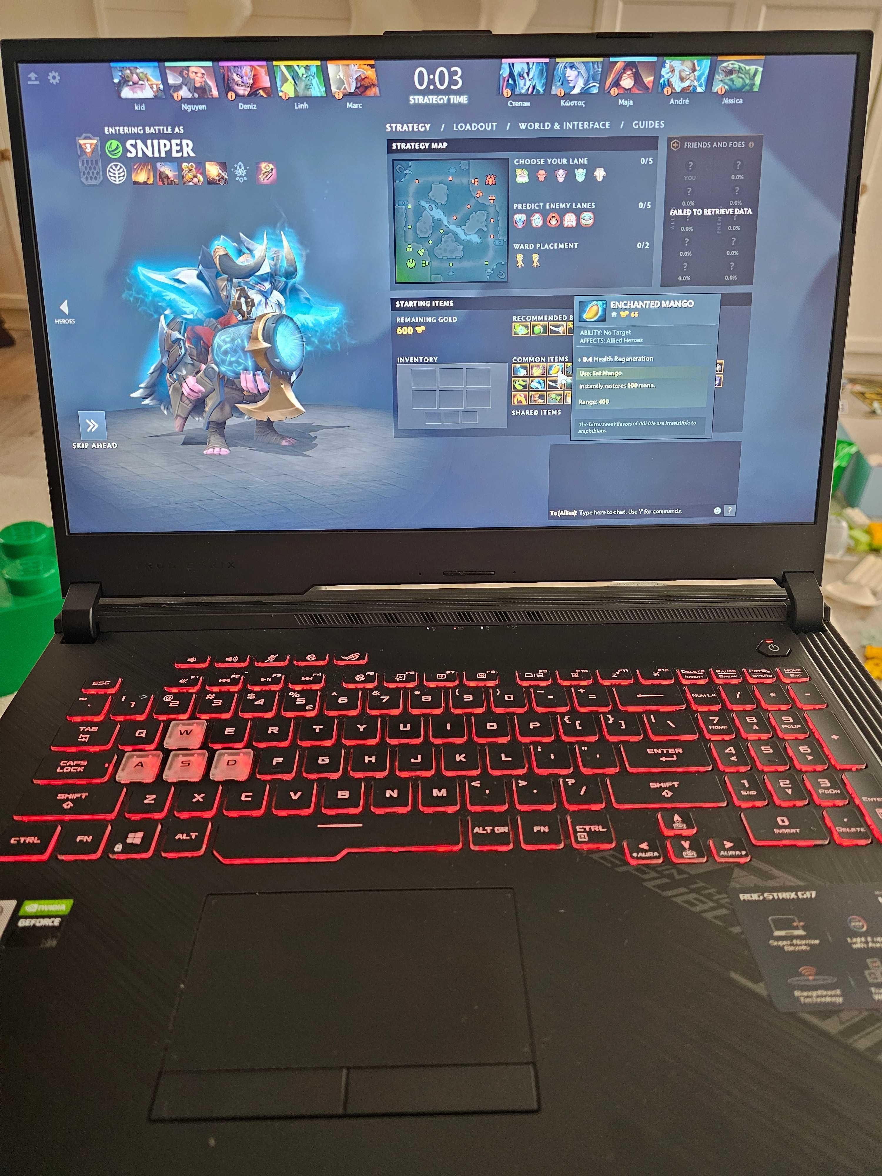 Laptop Gaming ASUS ROG Strix G17 G712LV