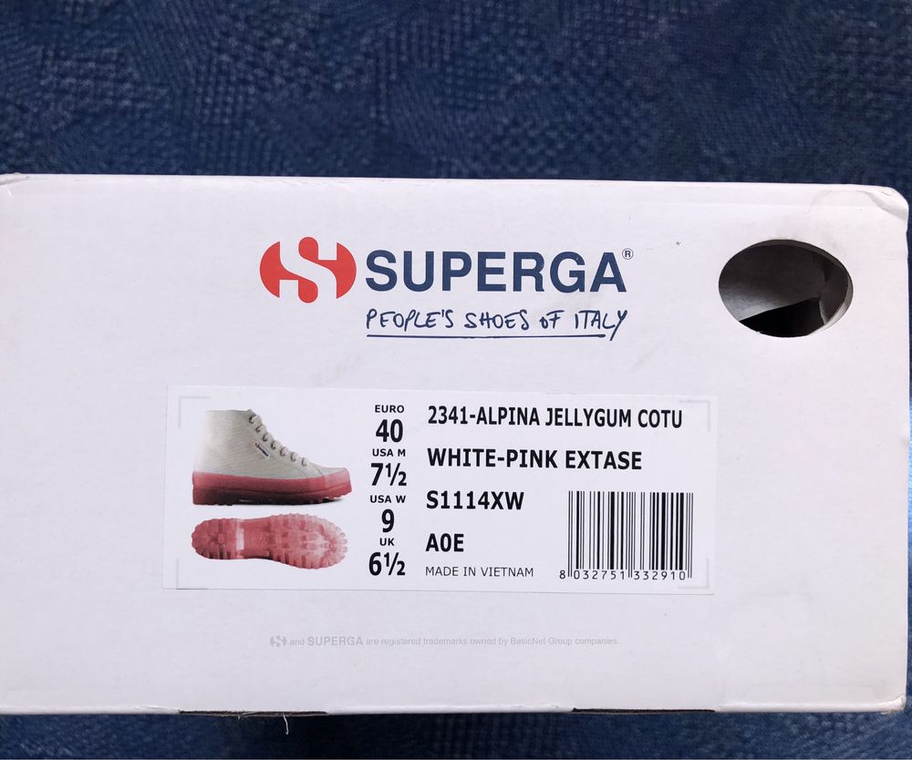 Superga 2341 Alpina Jellygum ОРИГИНАЛНИ дамски кецове - 40/26см
