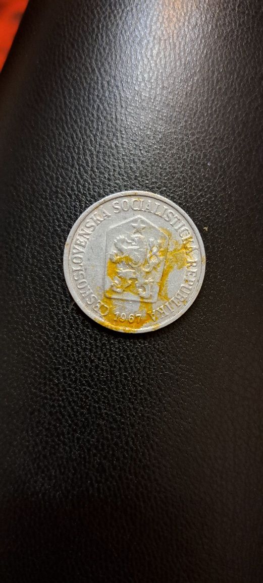 Монета Чехословакия 1967 г