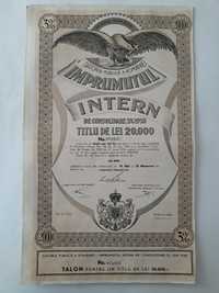 Actiuni "Imprumutul intern"