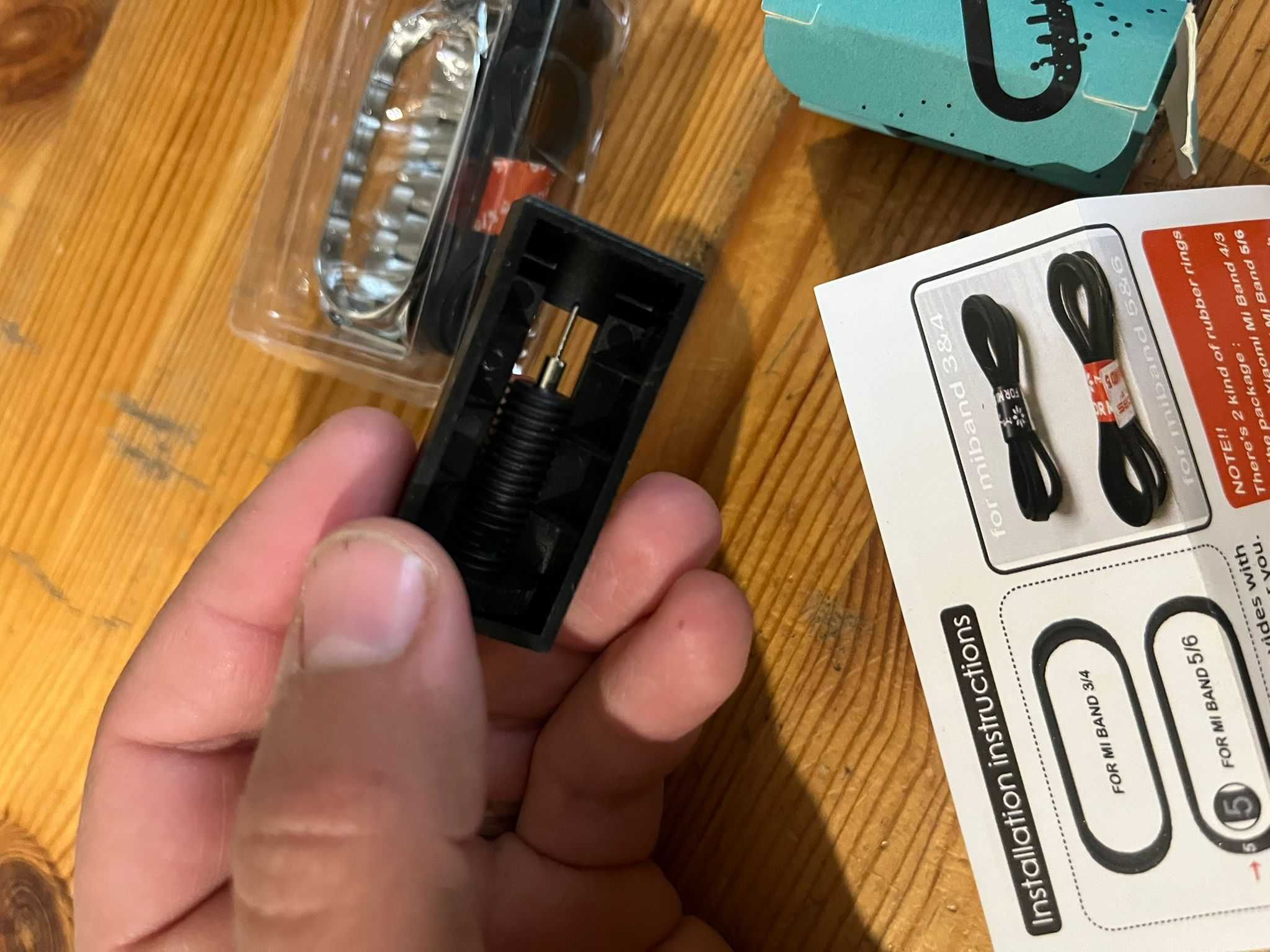 NOU Curea metalică de lux pentru ceas pentru Xiaomi Mi Band 3 4 5 6