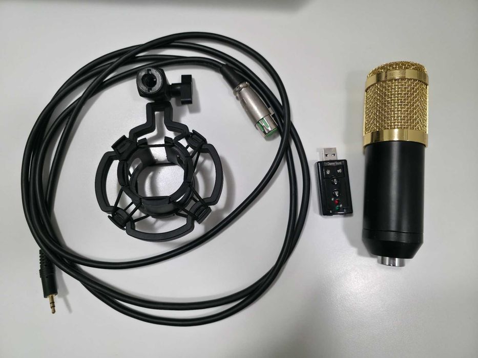 Микрофон BM-800 златен
