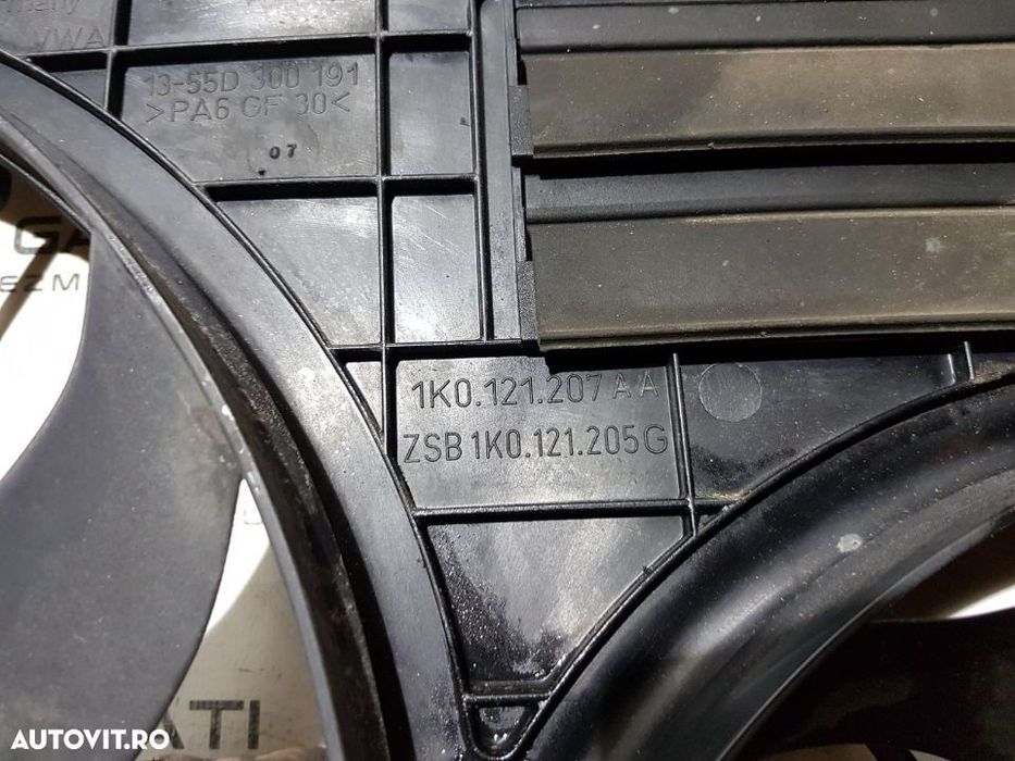 Grup Electroventilator Ventilator VW Passat B6 2.0TDI AZV BKD BKP BMP 2005 - 2010 COD : 1K0121207AA / 1K0 121 207 AA