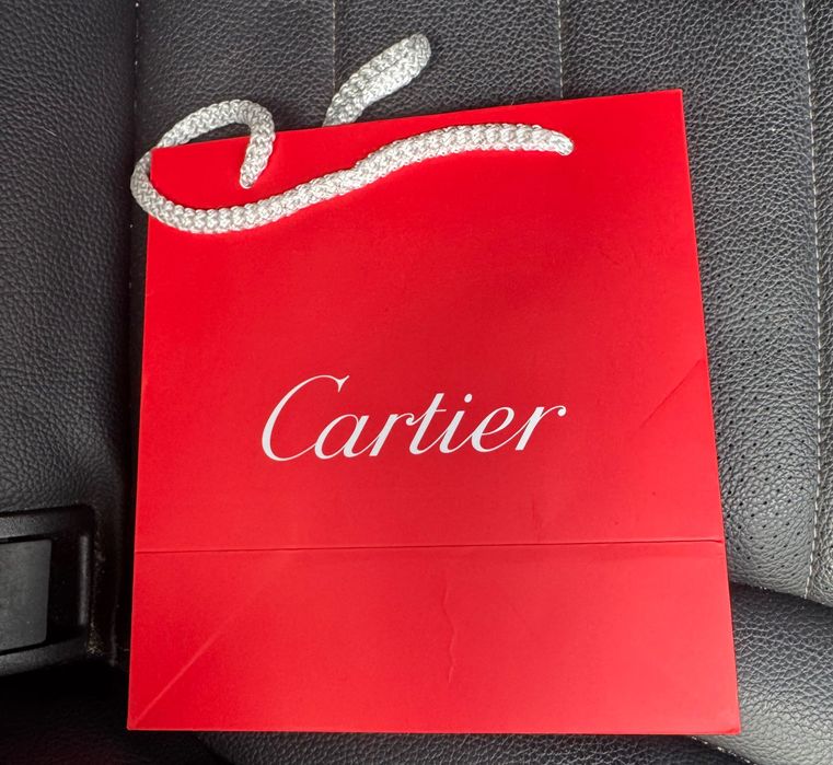 Cartier-Автечтична дамска златна чисто нова  гривна