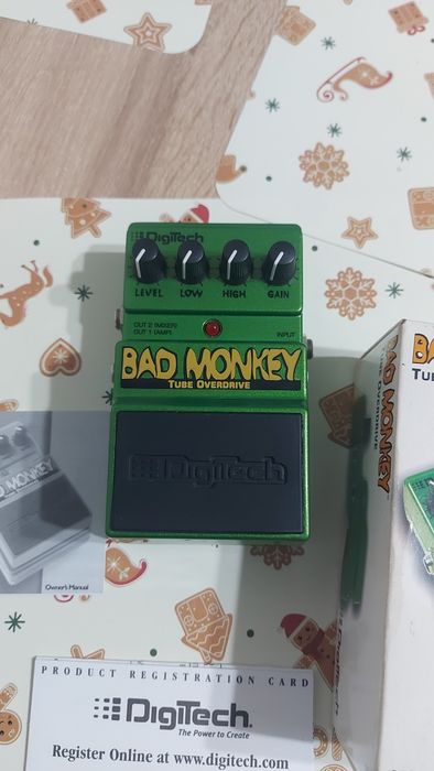 Vând pedala Digitech  Bad Monkey Tube Overdrive sau schimb 900 lei neg