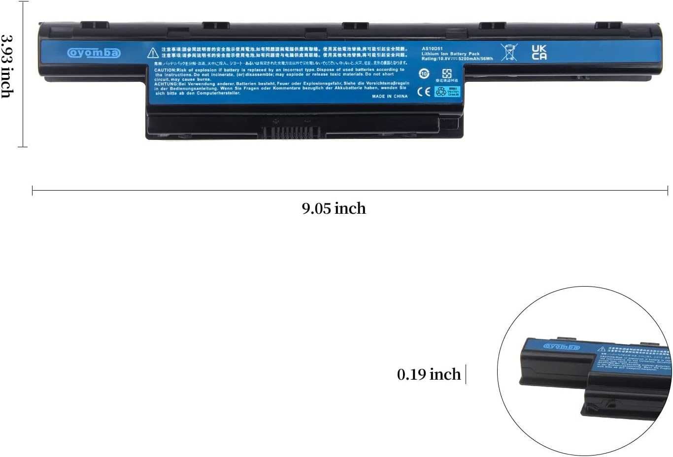 НОВА! Батерия за лаптоп, съвместима с Acer Aspire, eMachines