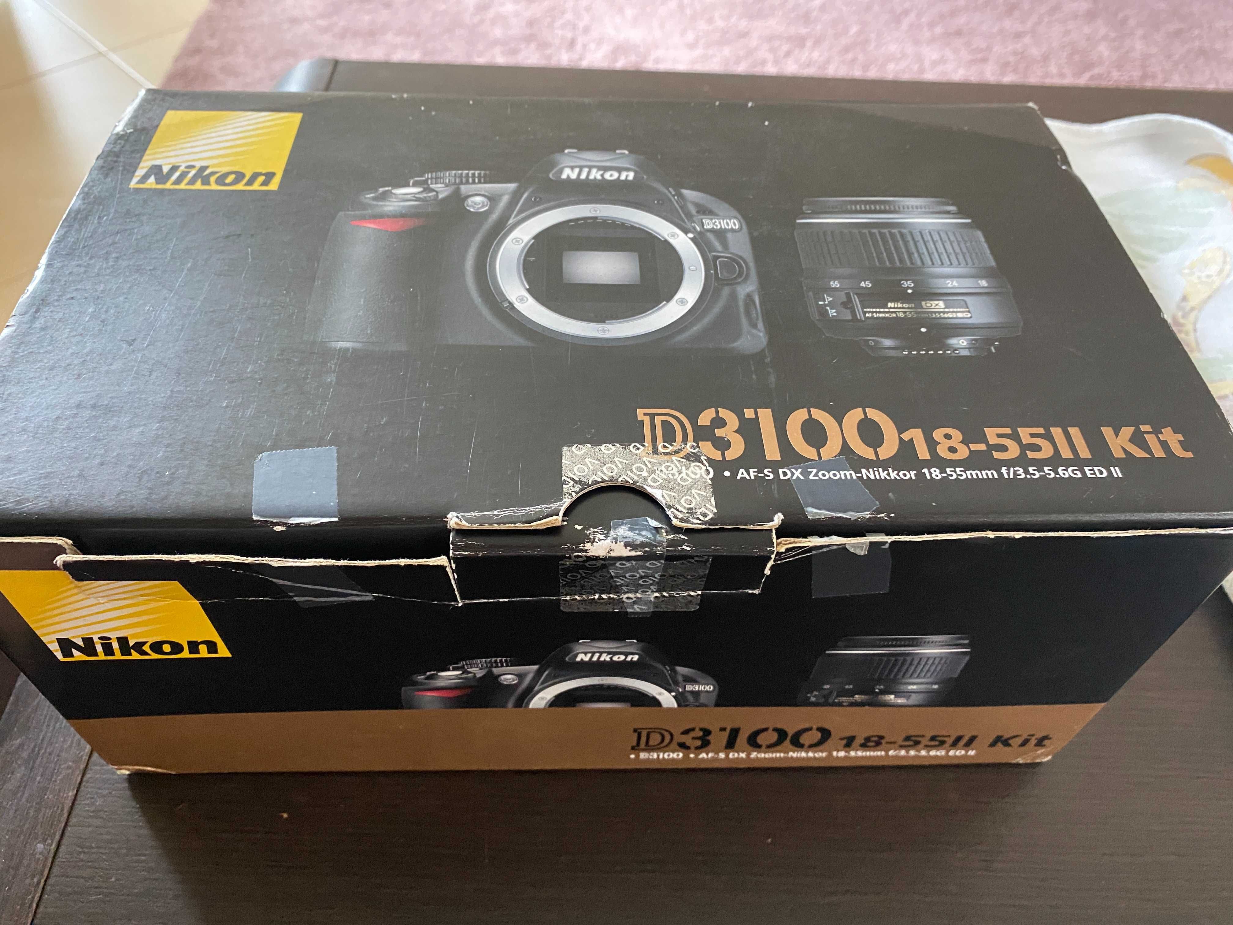 DSLR Фотоапарат Nikon D3100 с китов обектив 18-55mm
