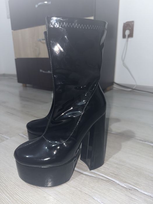 Botine dama cu toc si platforma