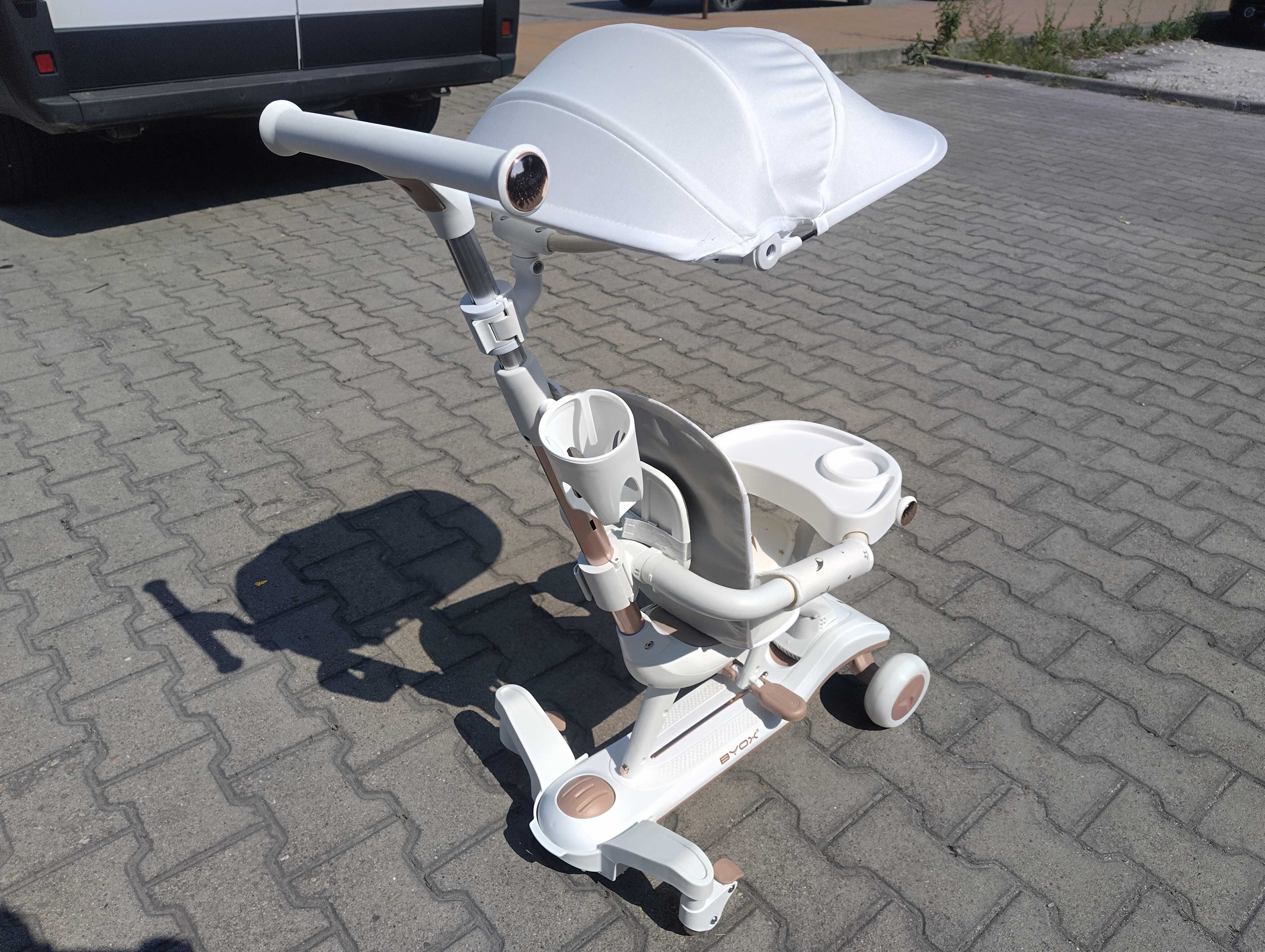 BYOX Детска тротинетка Cornet 6в1 бял
