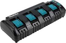 Зарядно устройство за 4 батерии MAKITA DC18SF 14,4V 18V