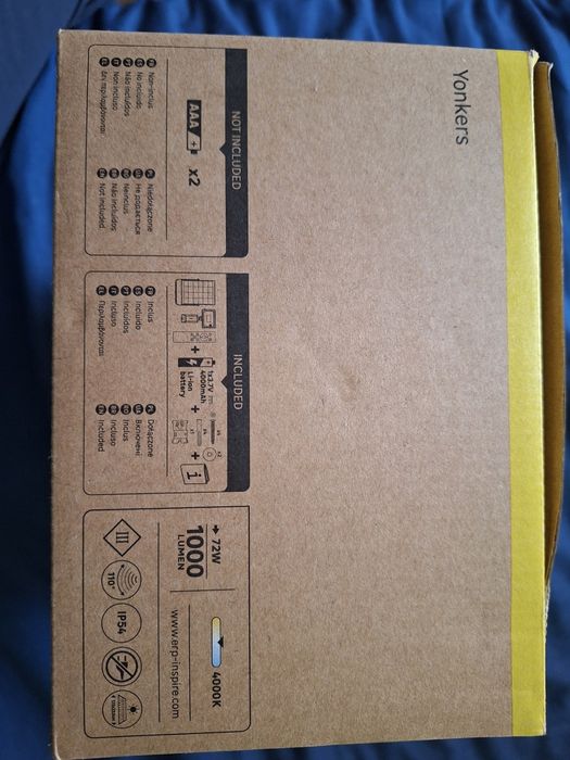 Proiector independent solar cu senzor de miscare Inspire Yonkers