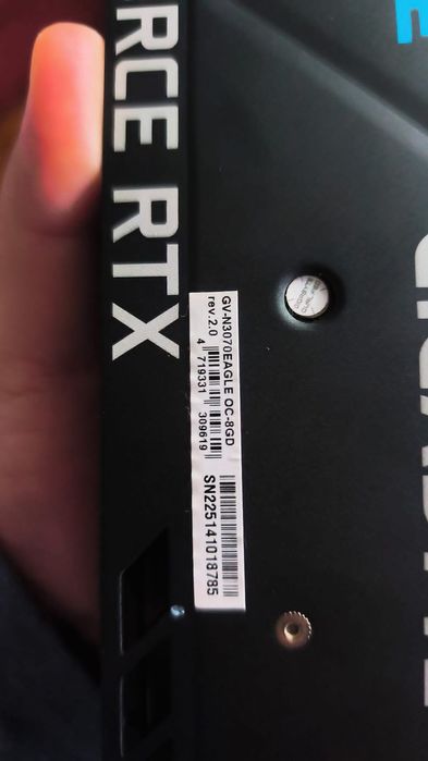 Nvidia RTX 3070 defect