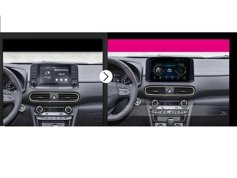 Navigatie Hyundai Kona ( 2018 + ) 4GB Noua Garantie Camera Marsarier