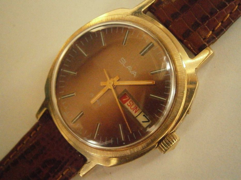 SLAVA, ръчно навиване, cal. 2428, made in USSR, case 37mm, TOP!