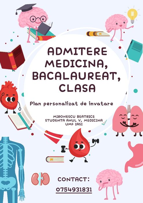 Meditații la biologie pt clasa, bac,  admitere