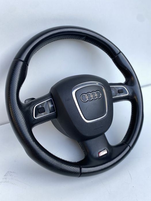 Volan Audi A4 B8 S-line cu padele  si comenzi 2008-2012