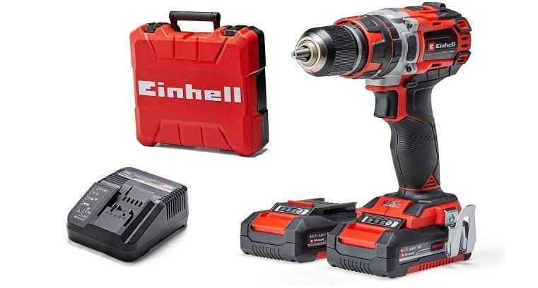 Einhell TE-CD 18/50 Li-i BL  șurubelniță cu percuție cu 2 acumulatoare