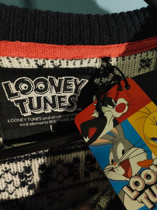 Looney Tunes Коледна Блуза Мъжка L
