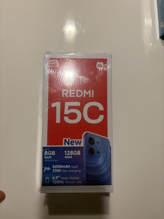 Смартфон Xiaomi - Redmi 15C и powerabank