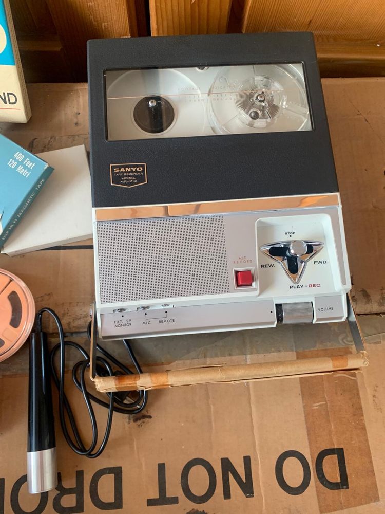 Magnetofon SANYO Vintage 1960 Perfecta stare